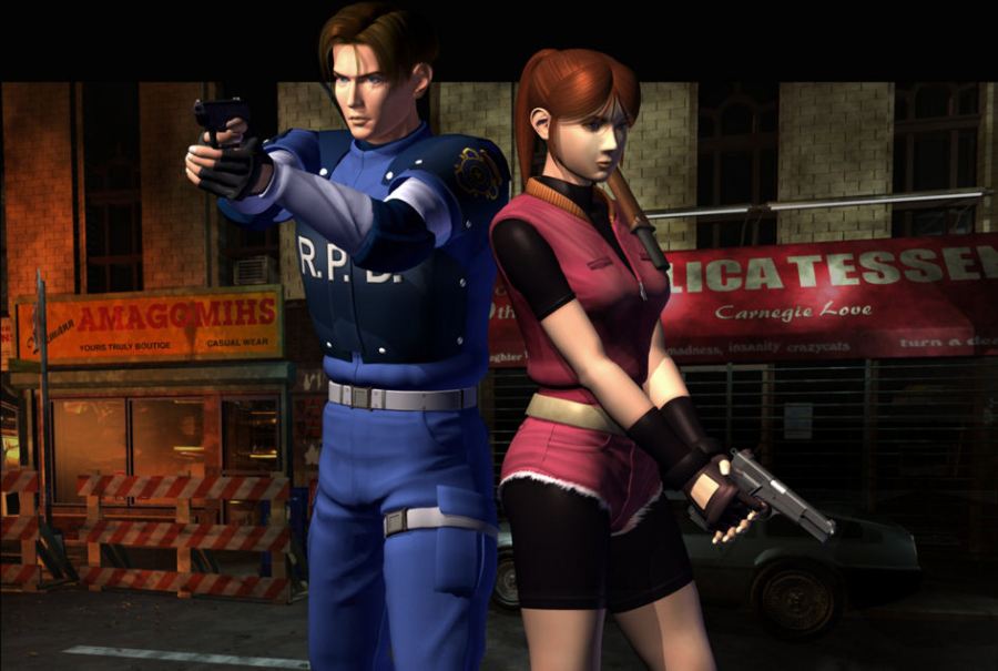 leon kennedy e claire redfield resident evil 2